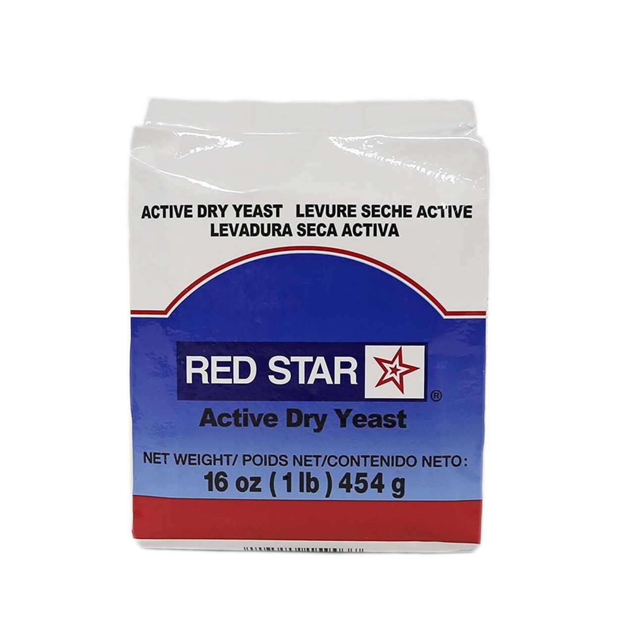 Red Star Active Dry Yeast, Moderate and Steady Leavening Develops More Flavor in Yeast Doughs, Vacuum Packed, 16 Oz (1 lb)